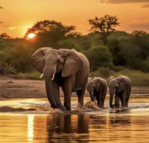 Activity: Boat Safari - National Park (excl. entry fee, min. 2 pp.) elephant web1